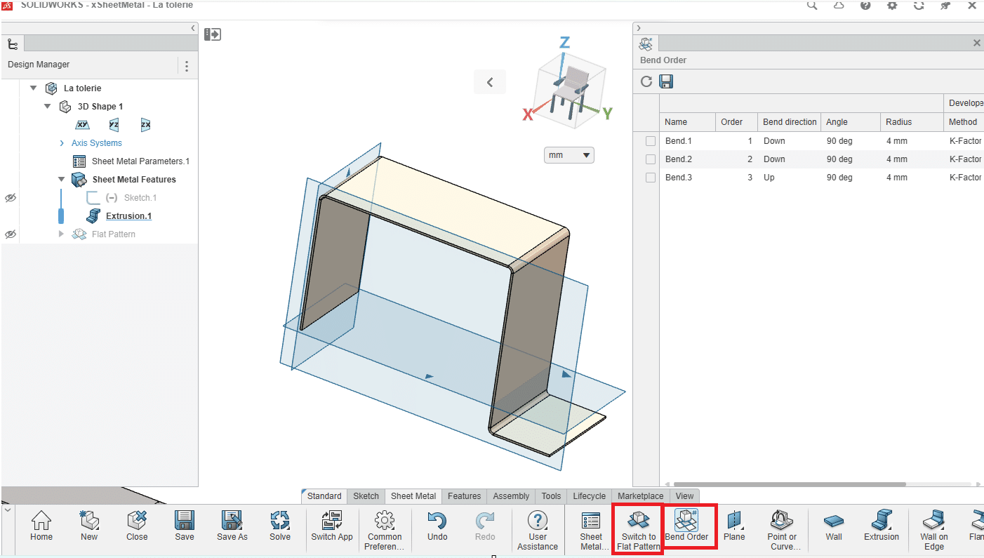 solidworks sheet metal